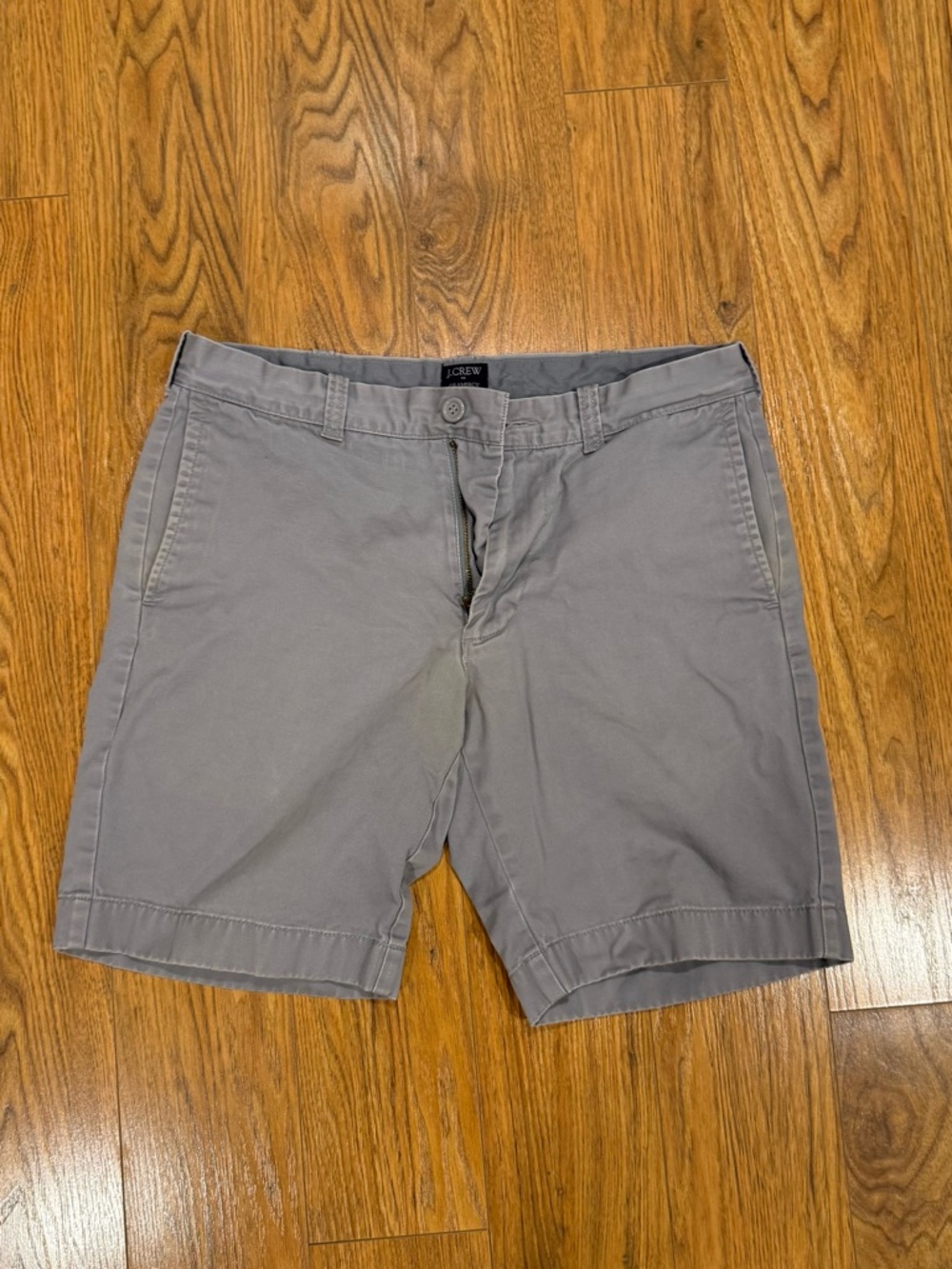 J. Crew Men's Gray Gramercy Chino Shorts
